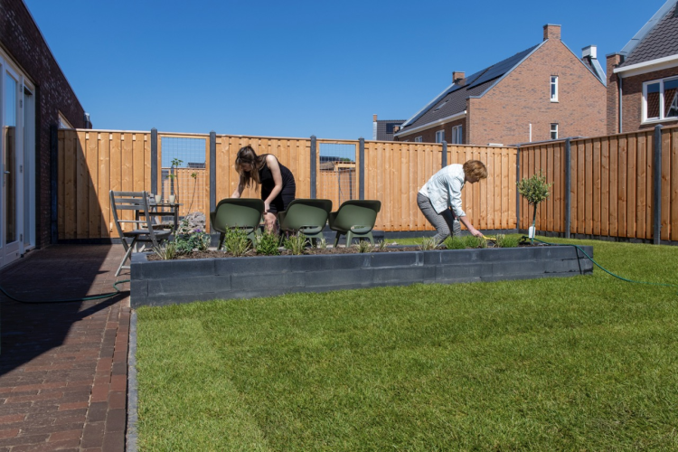 Betonplaat gecoat 24 x 3,5 x 184 cm Antraciet