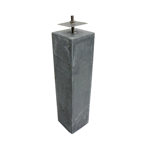 Betonpoer L 18 x 18 x 58cm, antra, M20,