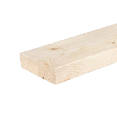 Geschaafd SLS 38 x 120 mm 5,10 mtr blank hout