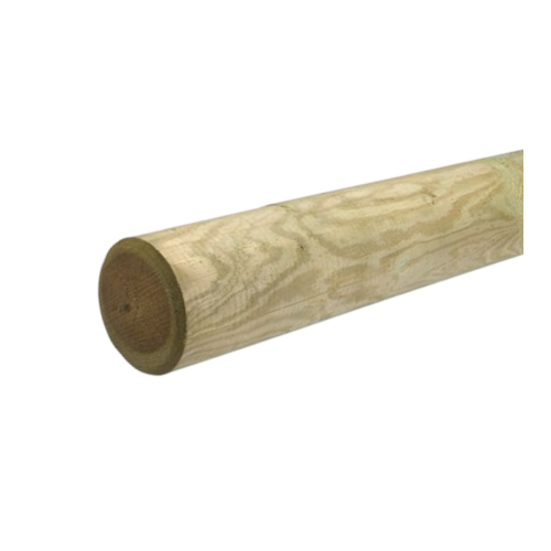 Ronde paal Ø 8 - 3,00 mtr geïmpregneerd