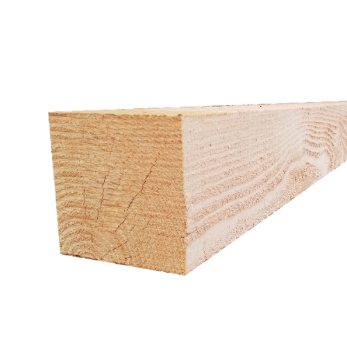 Paal Fijnbezaagd 120 x 120 mm 4,00 mtr Lariks / Douglas