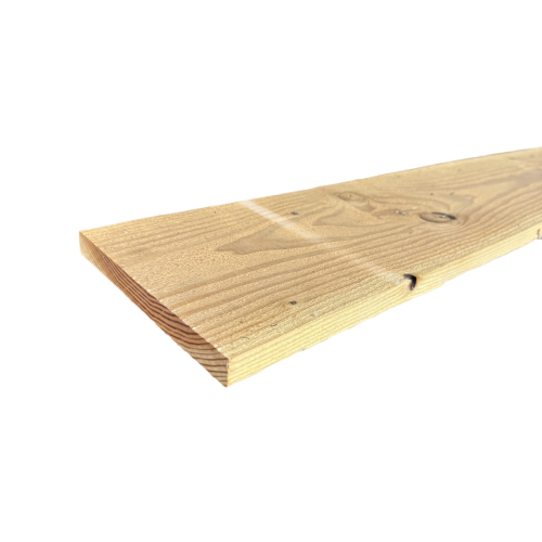 Plank Fijnbezaagd 22 x 200 mm 4,00 mtr Lariks / Douglas