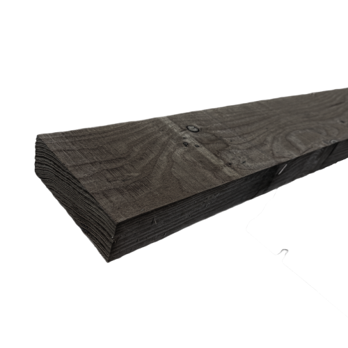 Plank Fijnbezaagd zwart  22 x 175 mm Zwart 3,00 mtr Lariks / Douglas