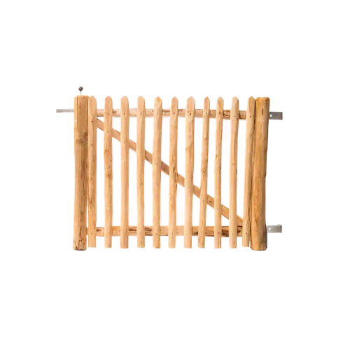 Poort schapenhek 100 x 80cm Kastanje/Robinia