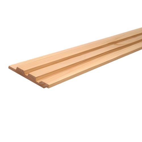 Triple profiel rabat 27 x 133 mm 5,00 mtr LD