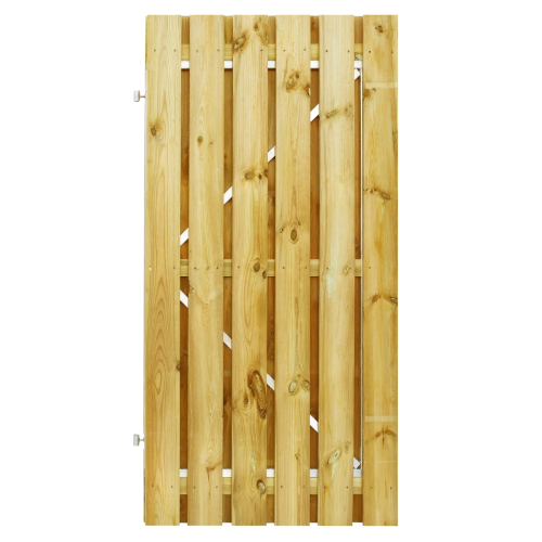 Tuindeur Stalen frame 90 x 180 cm Geïmpregneerd