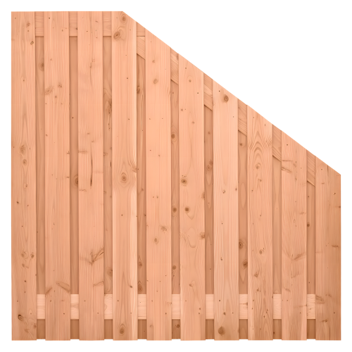 Tuinscherm 21 planks  180/90 x 180 cm Verloopscherm Lariks / Douglas