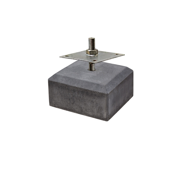 Betontegel 18 x 18 x 10 cm, antra, M20,