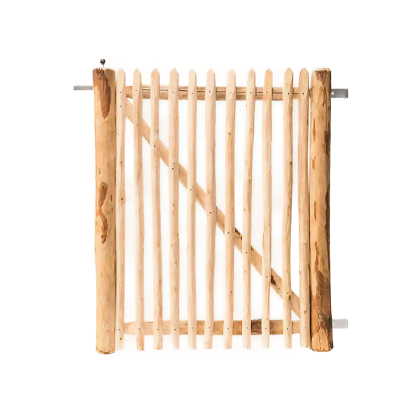 Poort schapenhek 100 x 120cm Kastanje/Robinia