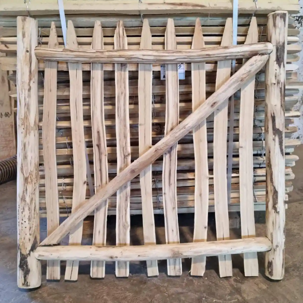 Poort schapenhek 100 x 80cm Kastanje/Robinia