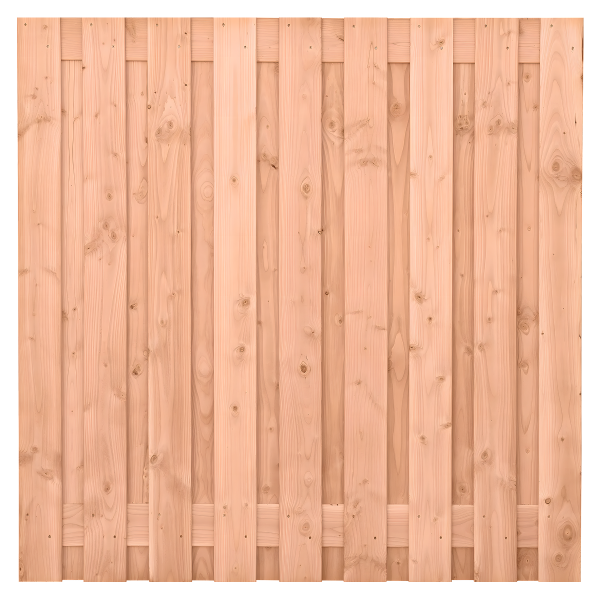 Tuinscherm 19 planks  180 x 180cm Lariks / Douglas