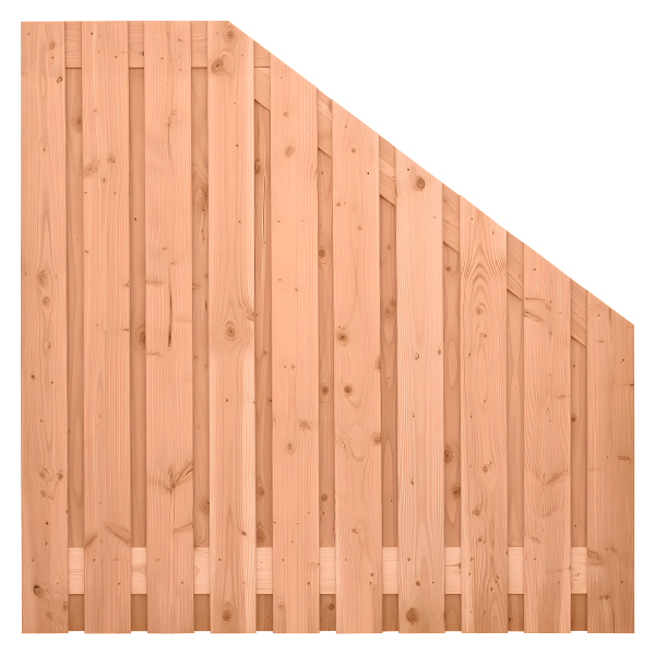 Tuinscherm 21 planks  180/90 x 180 cm Verloopscherm Lariks / Douglas
