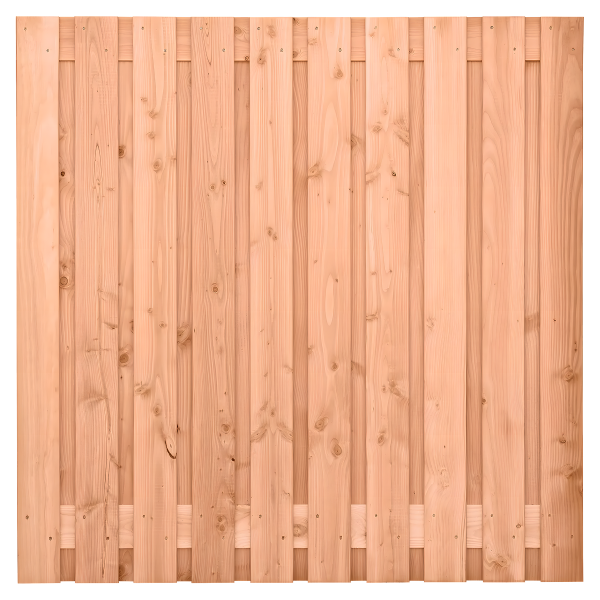 Tuinscherm 21 planks  180 x 180cm Lariks / Douglas